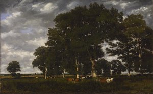 明るい日、1835-40 作： Jules Dupré